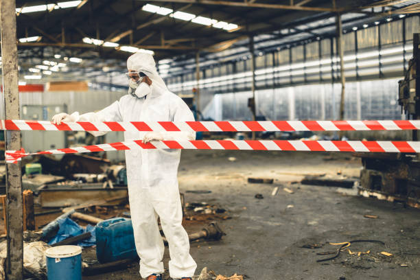 Professional Trauma Scene Cleanup technician working in Freehold, NJ